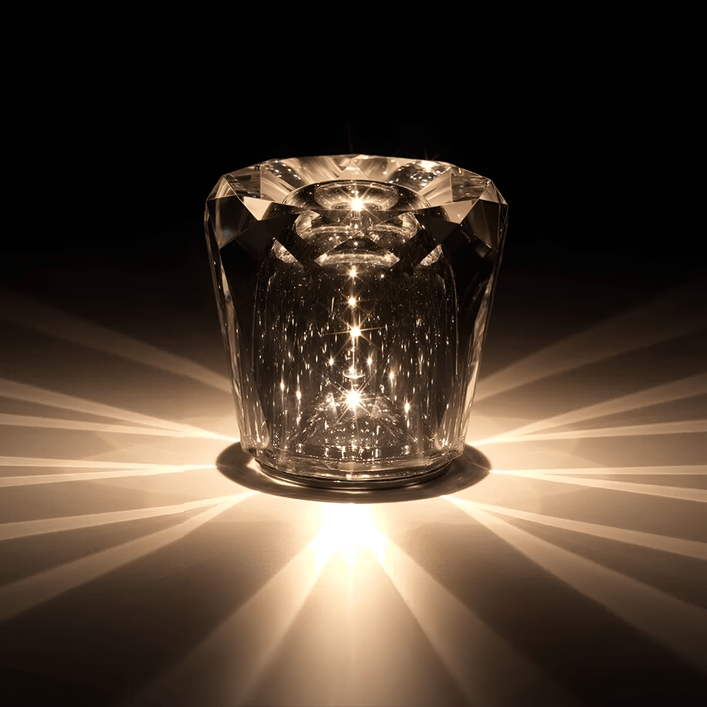 Portable LED Crystal Desk Lamp Soft Warm Lighting