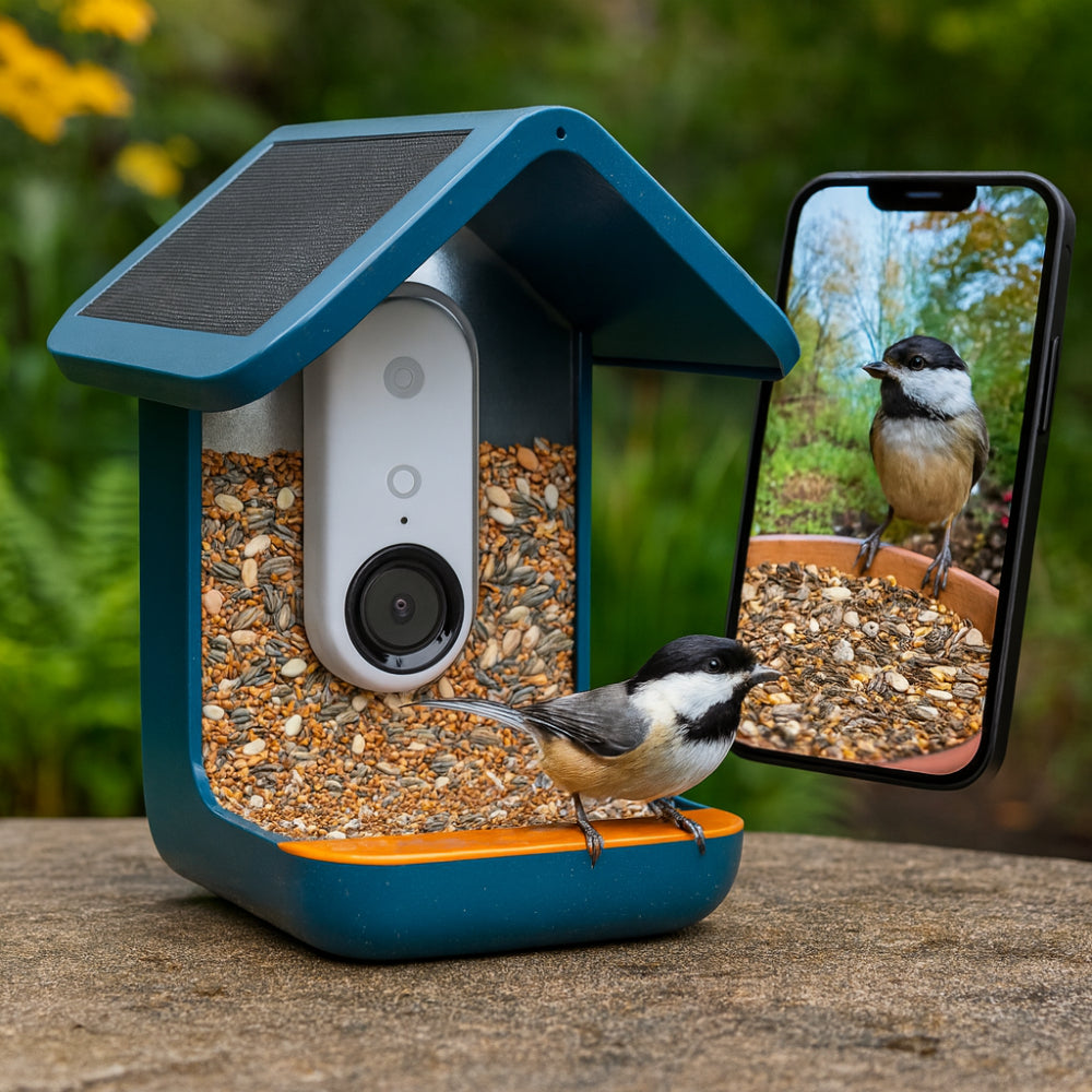 Wireless Outdoor Birdfeeder Camera HD Wi-Fi Control - VogeLuxe