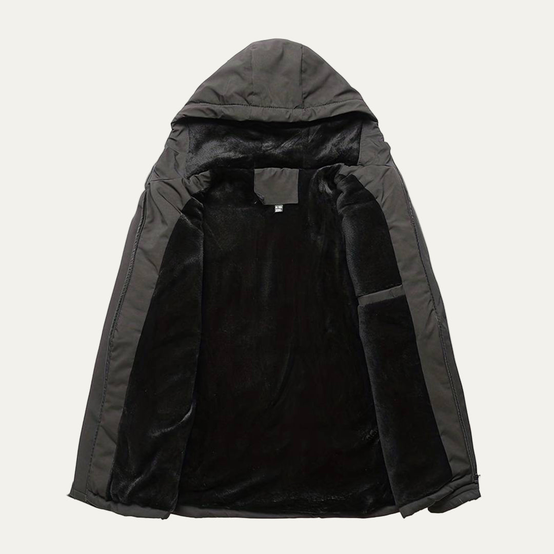 VogeLuxe | Men’s Utility Hooded Field Windbreaker