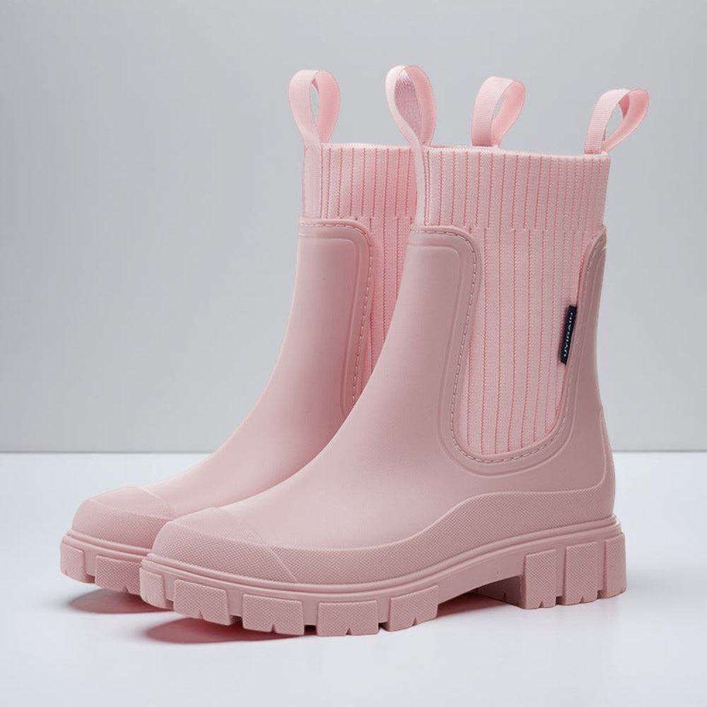 Ladies Ankle Boots Waterproof Chelsea Grip Outdoor