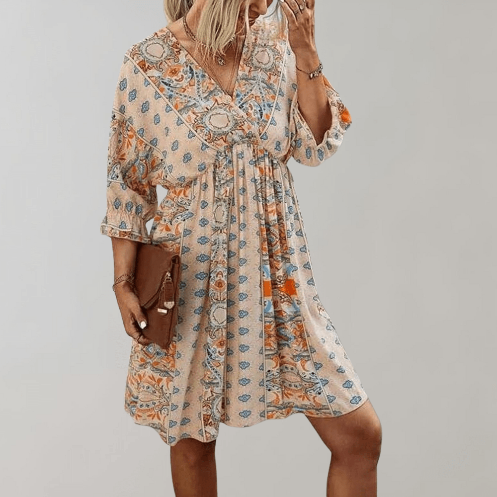 Trendy Mini Boho Chic Daily Dress