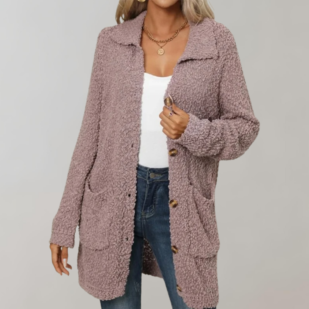 Comfy Women's Classic Cardigan Sweater