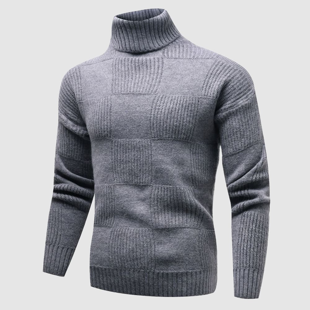 Slim Fit Men's Turtleneck Sweater