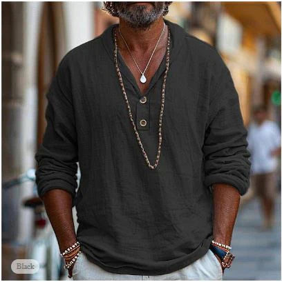 Relaxed Fit Men's Breathable Casual Shirt