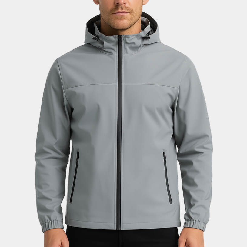 Waterproof Hooded Windbreaker Jacket for Men