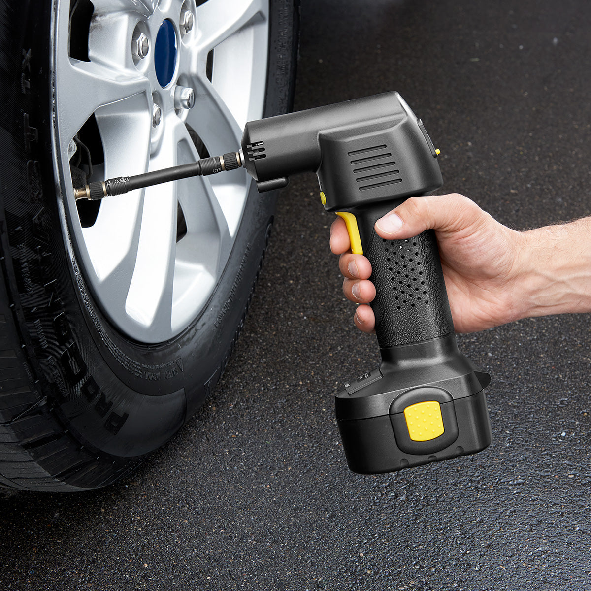 Compact Portable Air Compressor Tire Pump - VogeLuxe