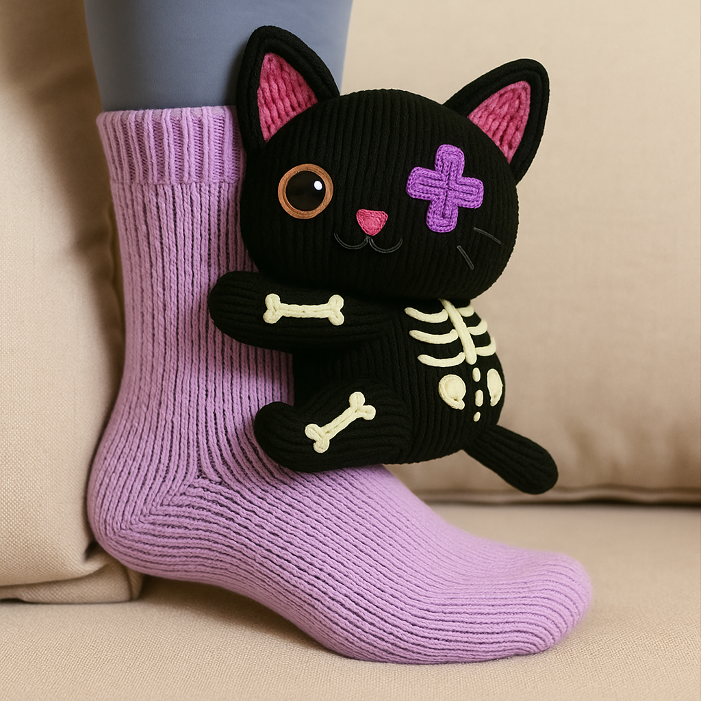 Fun Animal 3D Non Slip Cozy Socks