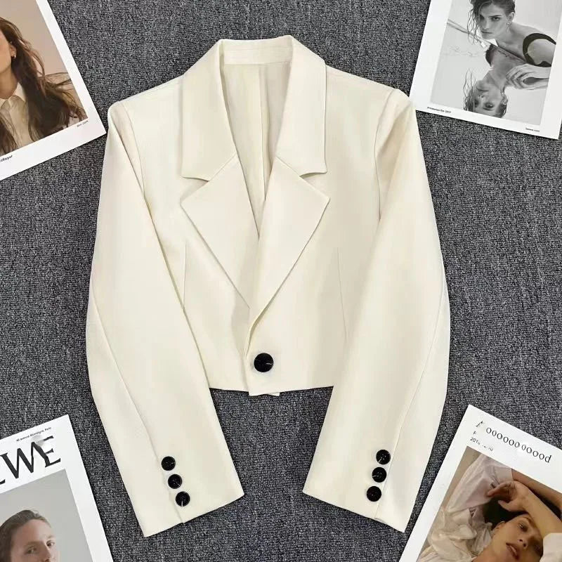 Classic Fit Short Open Jacket for Women