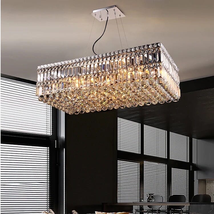 Green Crystal Pendant Chandelier
