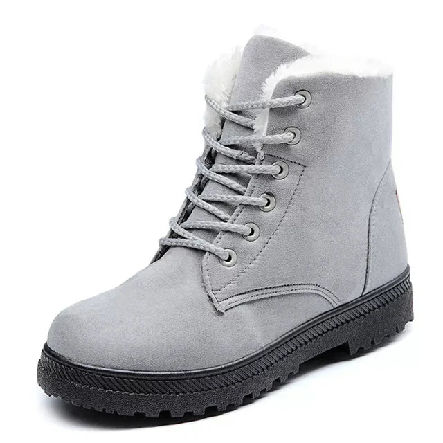 Warm Cozy Women's Wool Ankle Boots for Winter