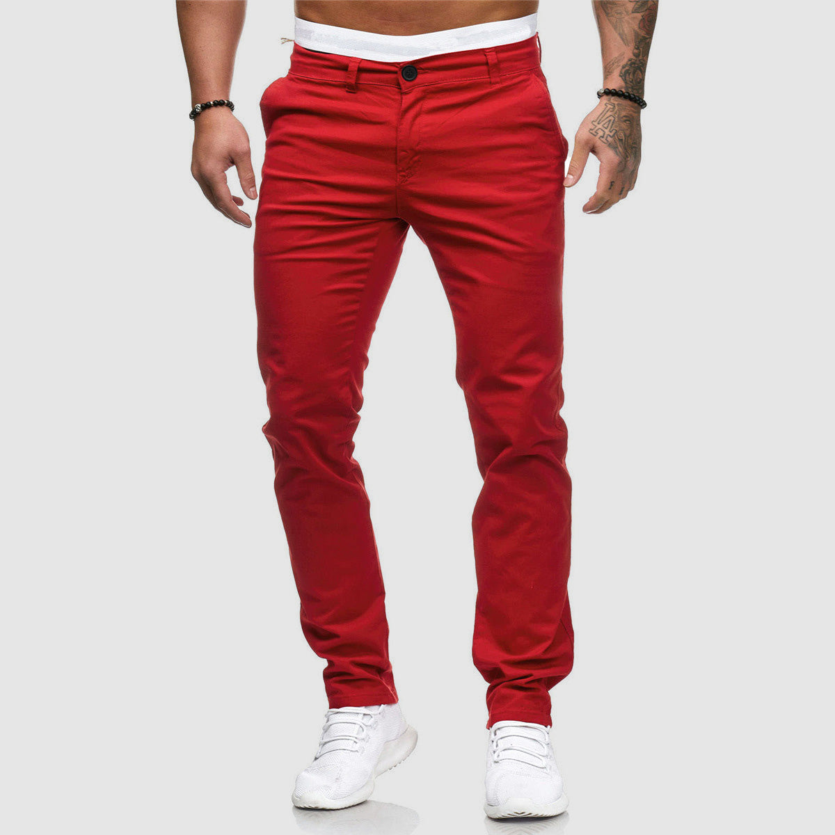Men's Relaxed Fit Straight Leg Casual Pants
