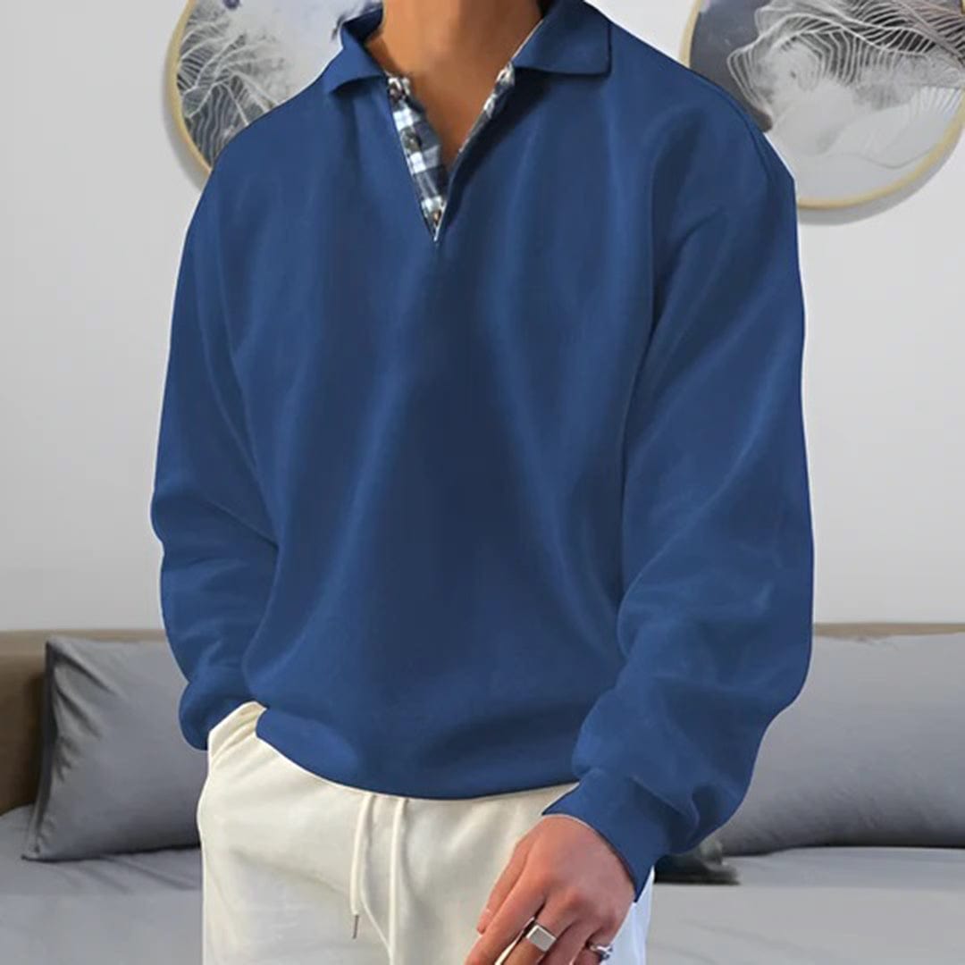 Warm Classic Zipped Winter Sweater