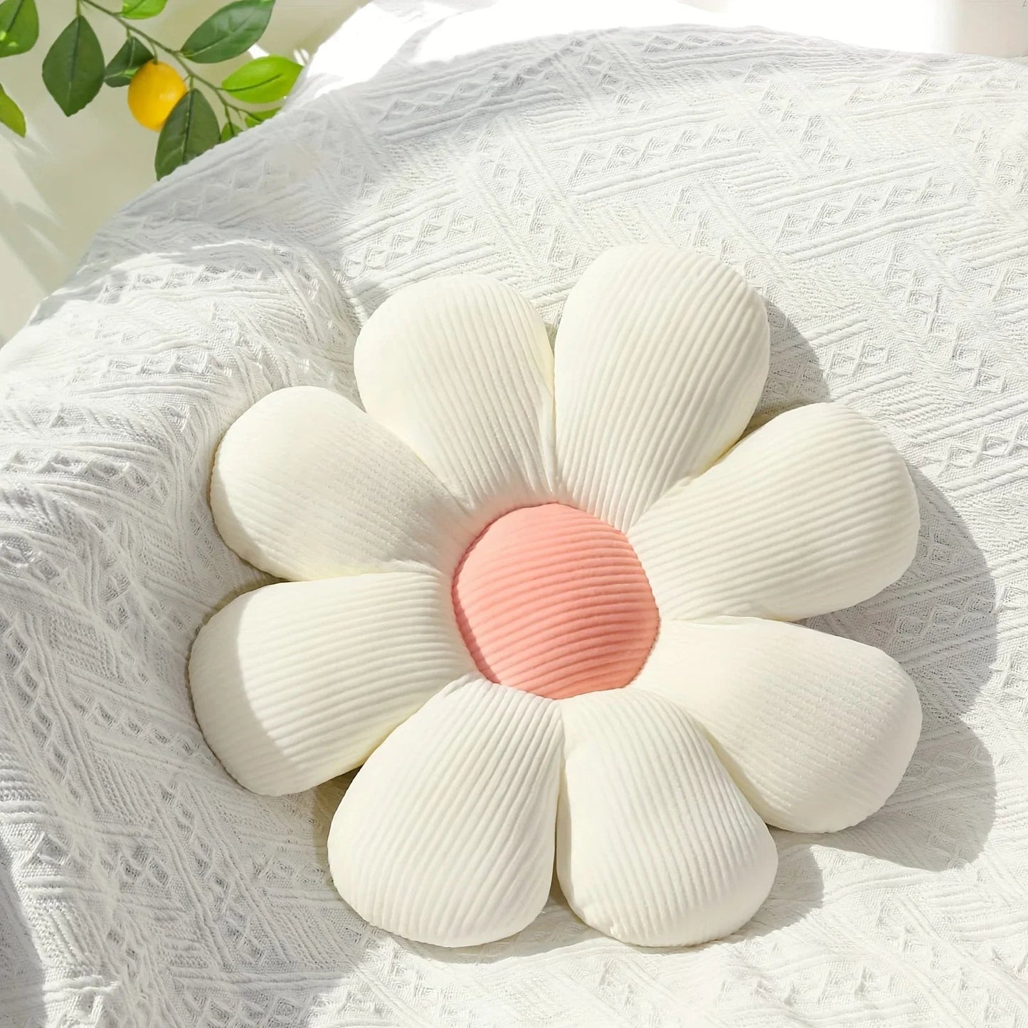 Colorful Floral Throw Pillow