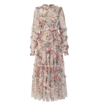 Beautiful Floral Party Dress for Women - VogeLuxe