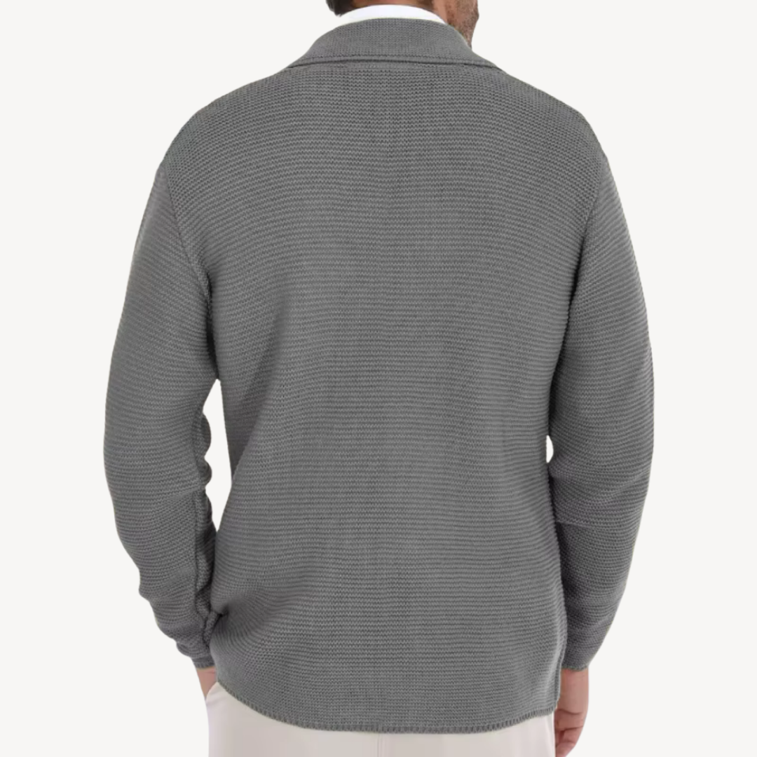 VogeLuxe | Men’s Elegant Knit Blazer Cardigan