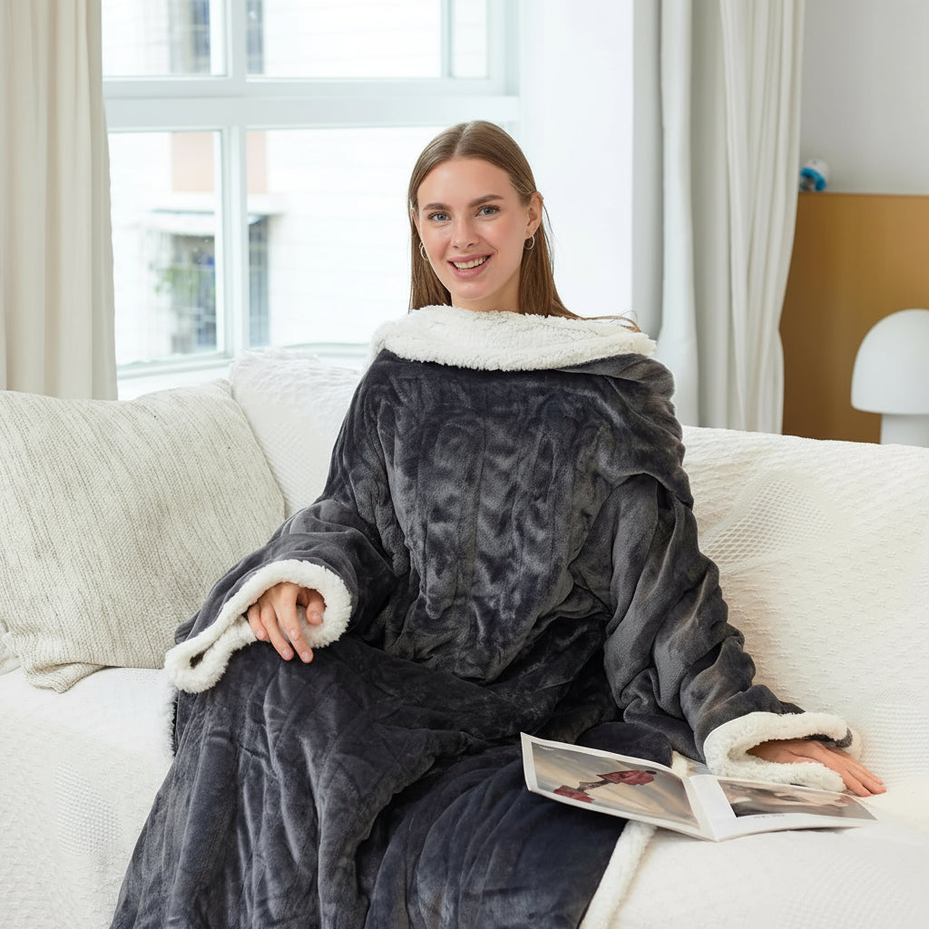 Cozy Electric Wearable Blanket for Adults - VogeLuxe