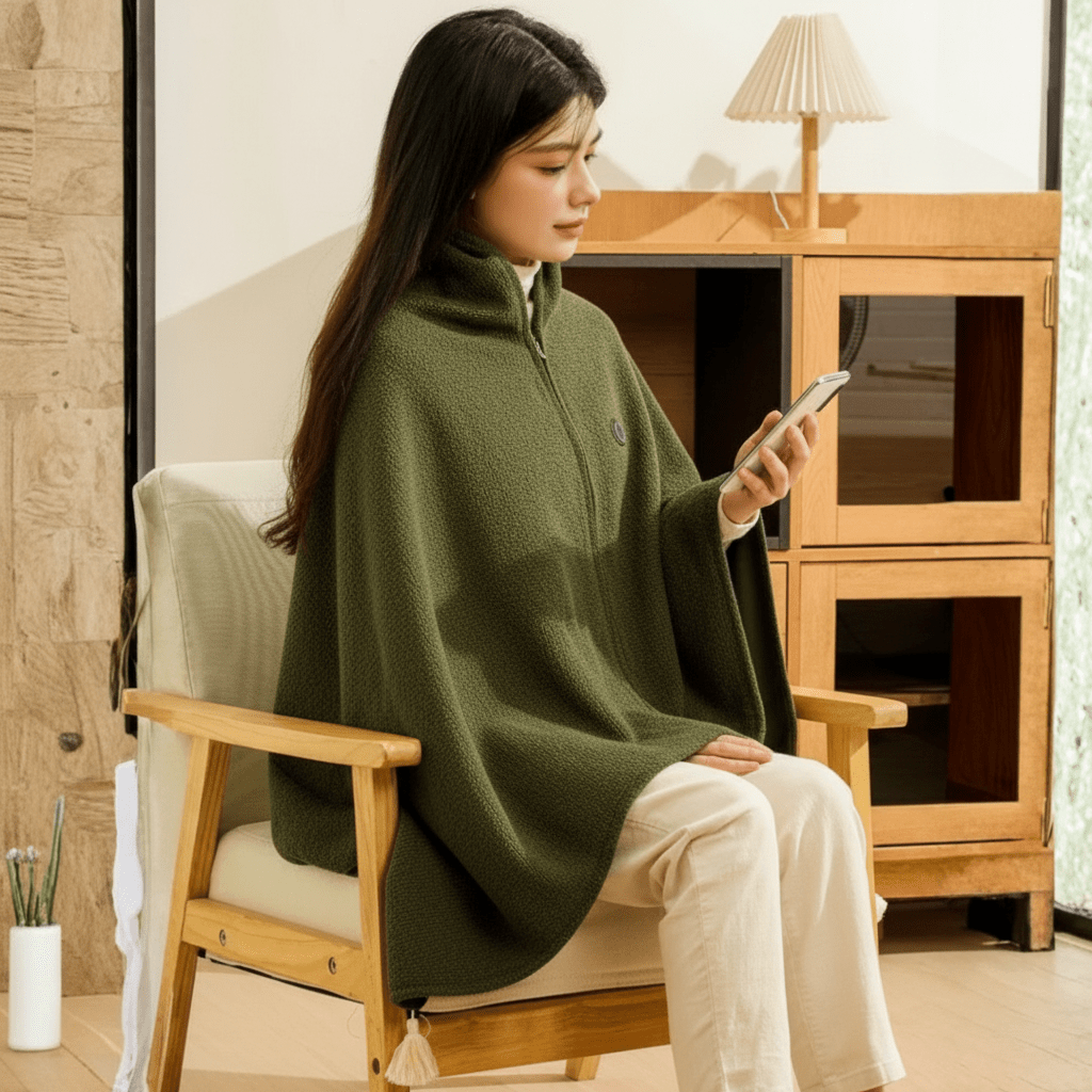 Cozy Electric Heated Wrap for Home and Outdoor