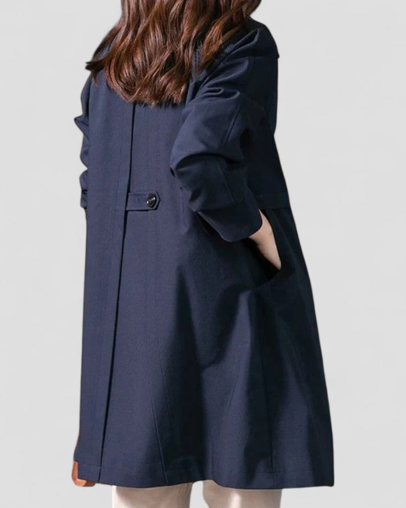 VogeLuxe | Women’s Classic Single Breasted Trench