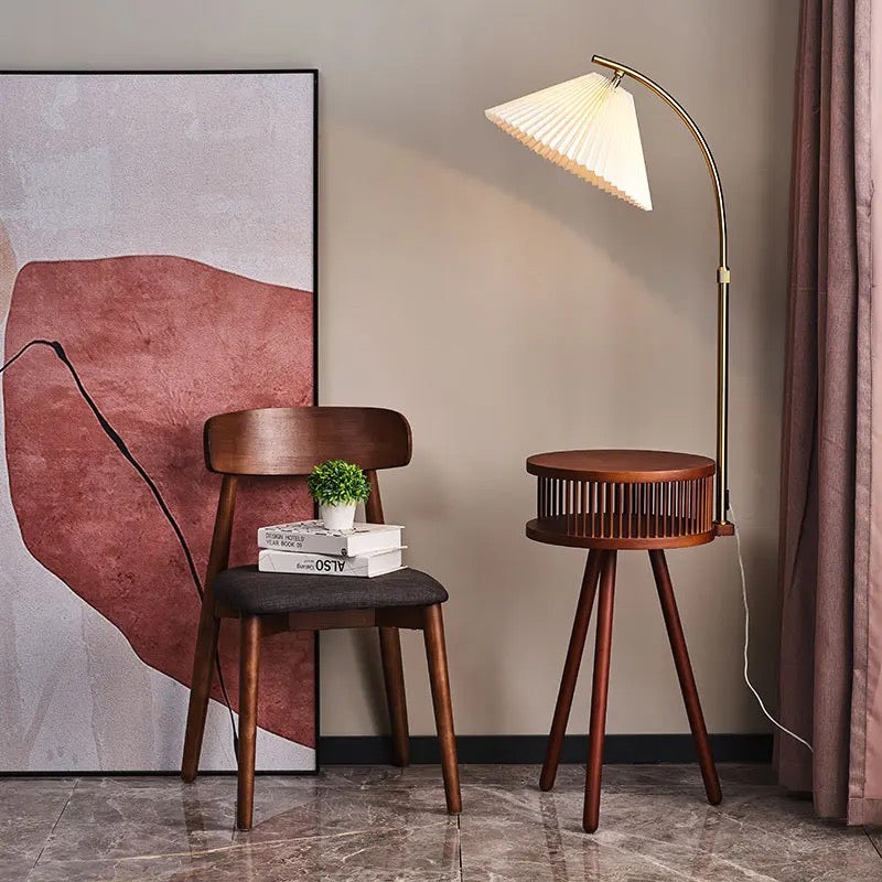 Elegant Floral Standing Lamp