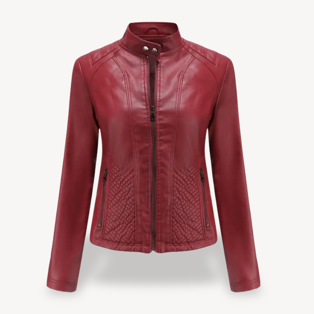 Faux Leather Jacket for Women