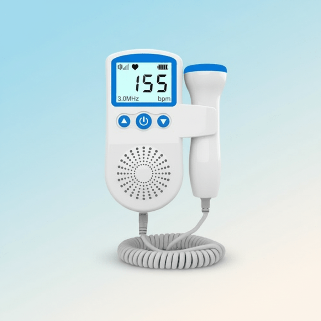 Portable Baby Heart Monitor 3MHz Digital Display