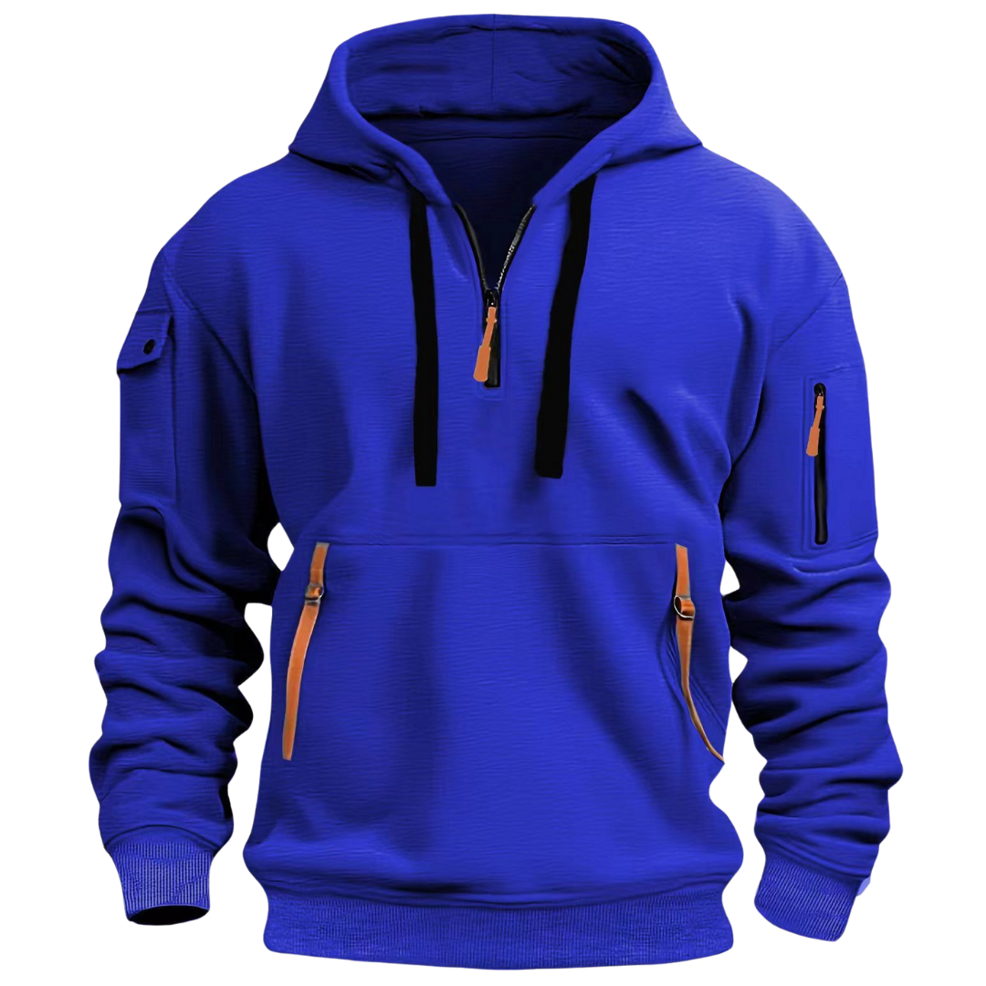 Men's Casual Water Resistant Hooded Jacket