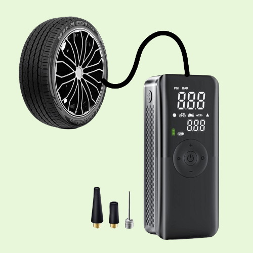 Portable Air Compressor Tire Pump for Cars and SUVs - VogeLuxe