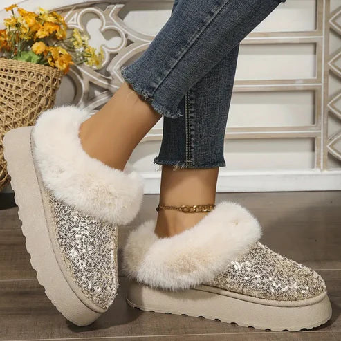 Soft Faux Fur Women's Slippers - Warm Cozy Shoes