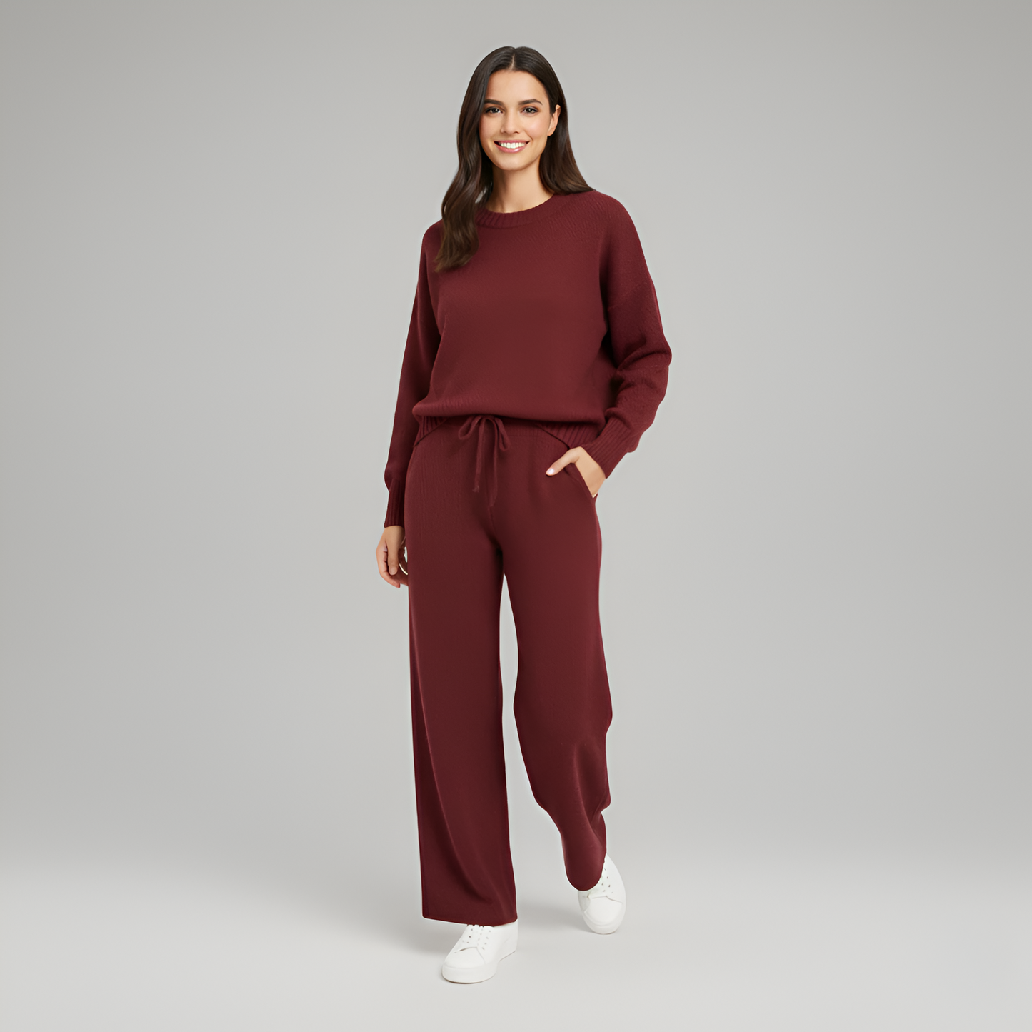 Soft Women's Loungewear Set in Comfortable Knit