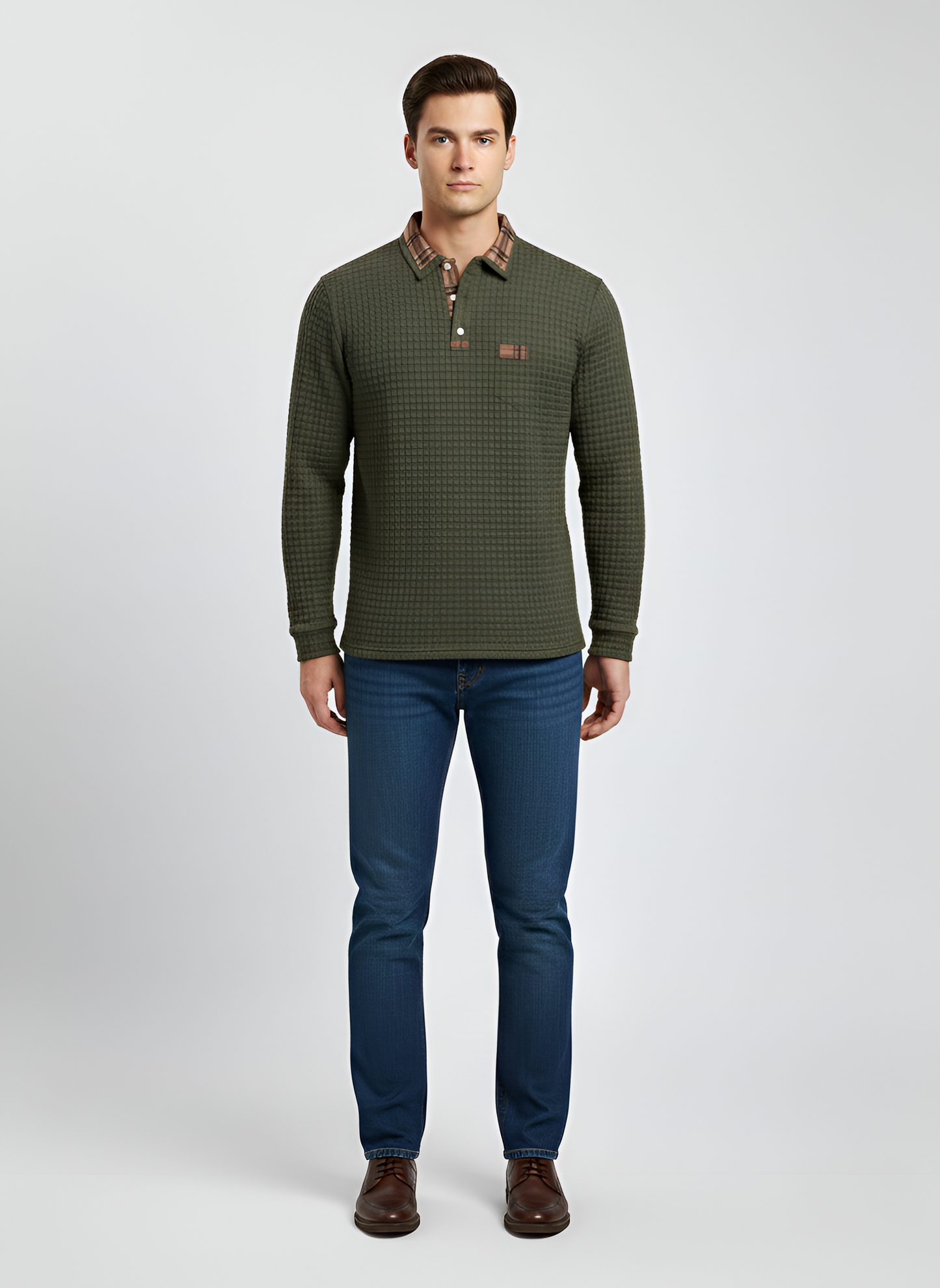 Thermal Cotton Men's Polo Shirt