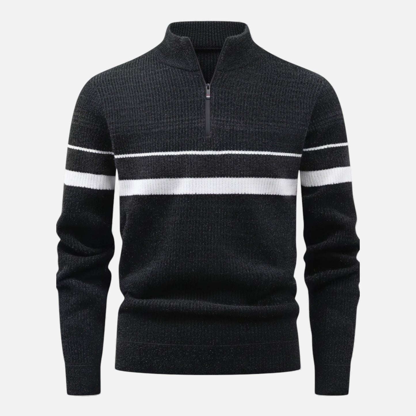 Warm Men's Cable Knit Crew Sweater