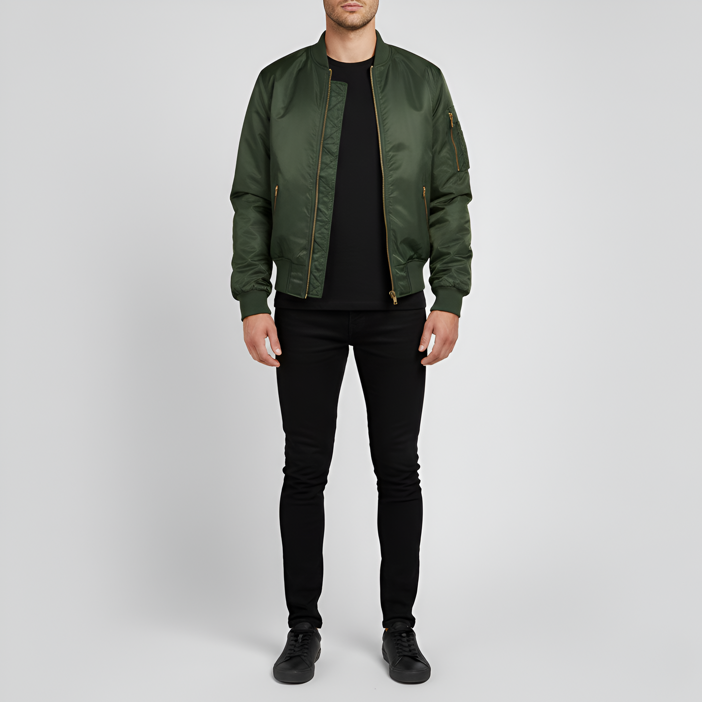 Warm Padded Mens Bomber Jacket - VogeLuxe