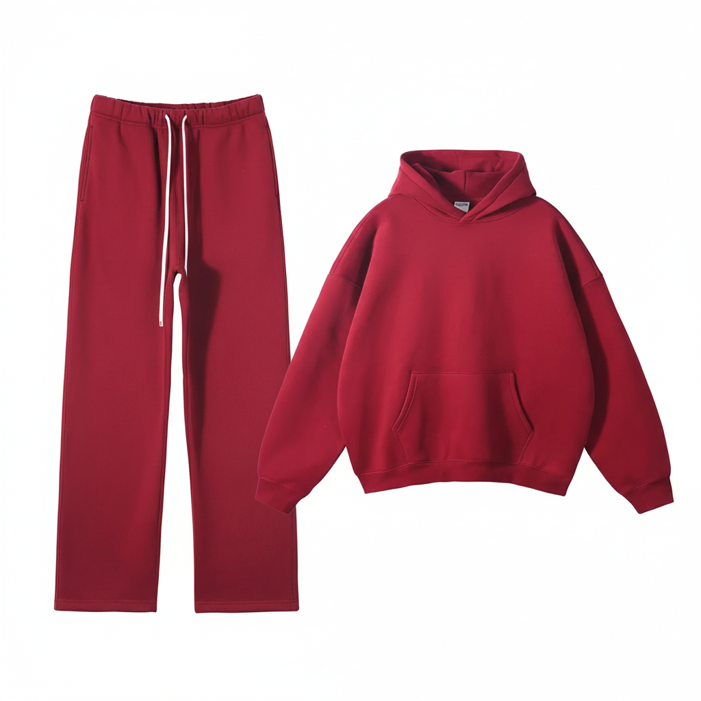 Soft Men's Fleece Hoodie and Sweatpants Set