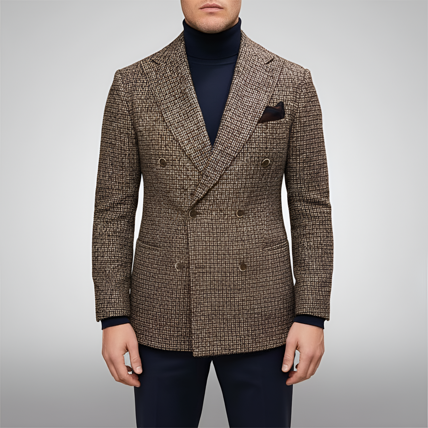 Luxury Wool Tailored Fit Men's Blazer