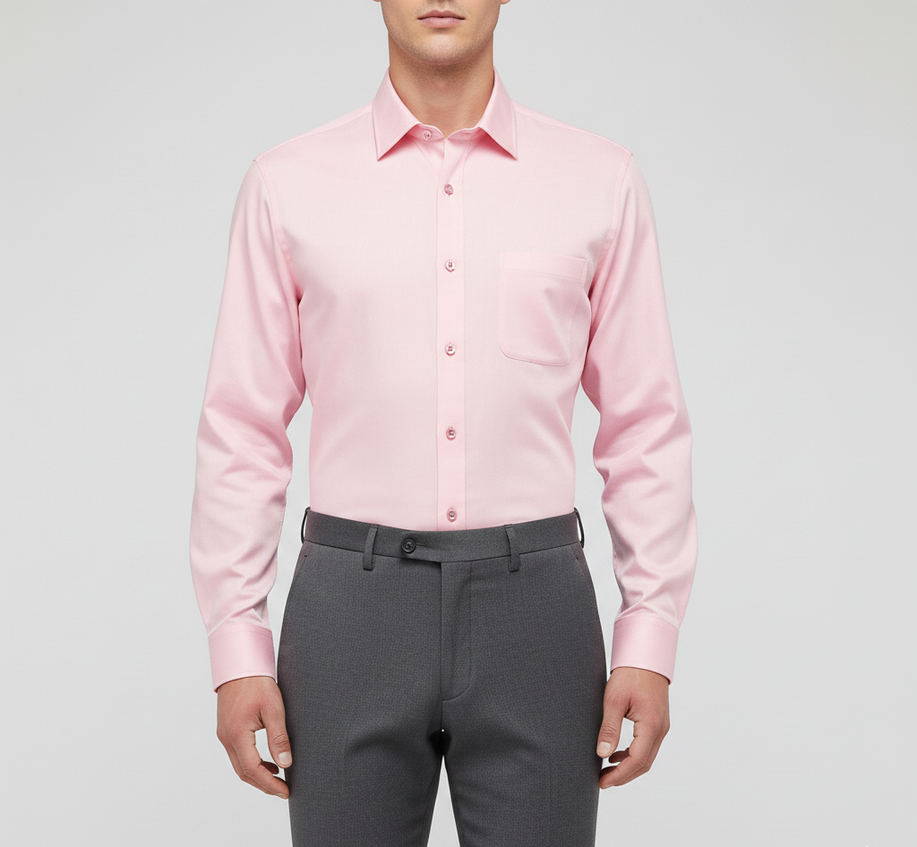 Vogue Cotton Men's Slim Fit Dress Shirt