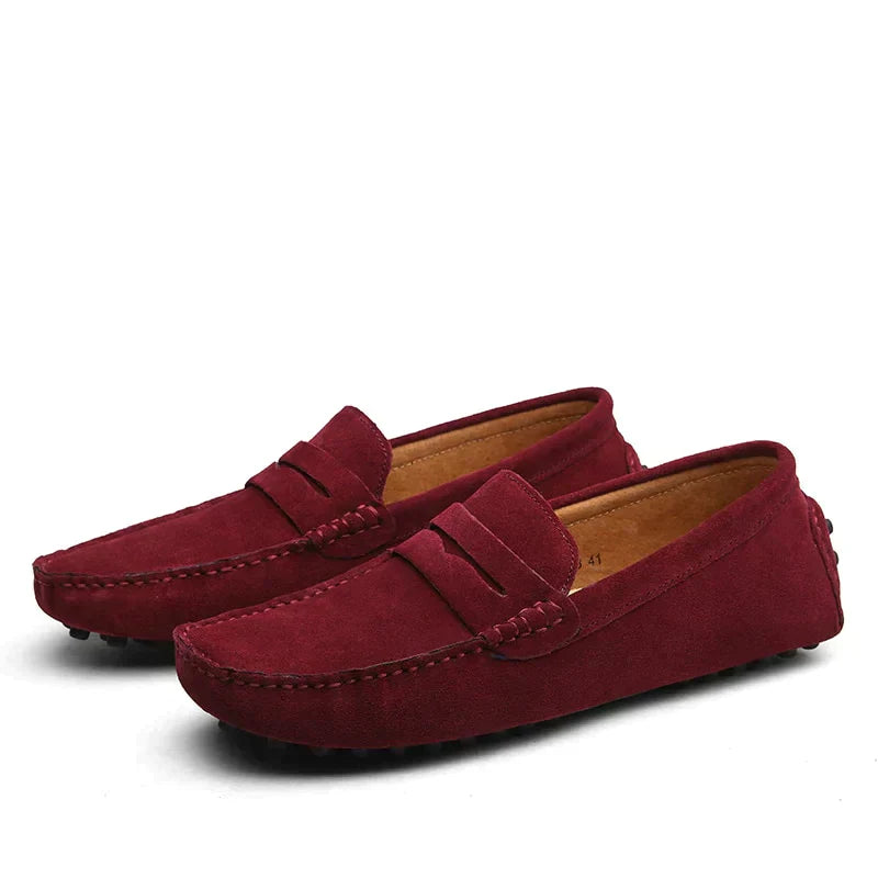 Comfortable Mens Suede Slip On Shoes