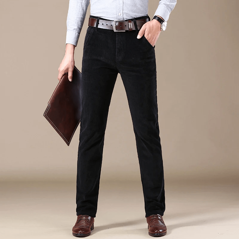 Relaxed Fit Corduroy Trousers for Everyday Wear