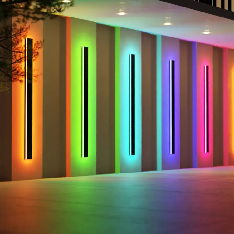 Colorful LED Waterproof Outdoor Wall Lamp - VogeLuxe