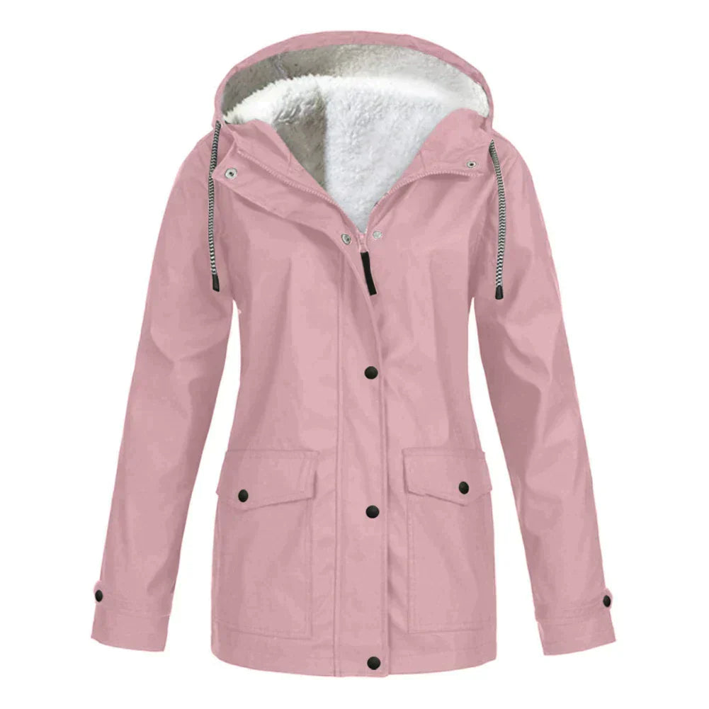 Ladies' Oversized Long Sleeve Hooded Sweatshirt