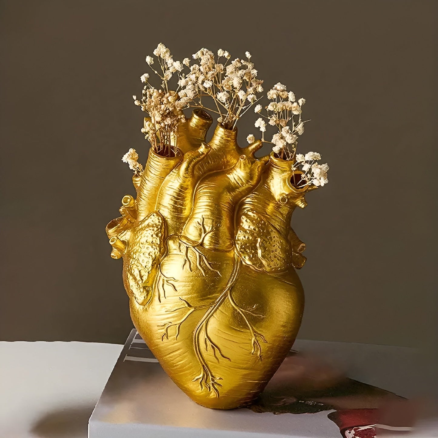 Beautiful Heart Shaped Floral Vase
