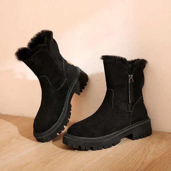 Warm Women's Winter Boots with Soft Lining - VogeLuxe