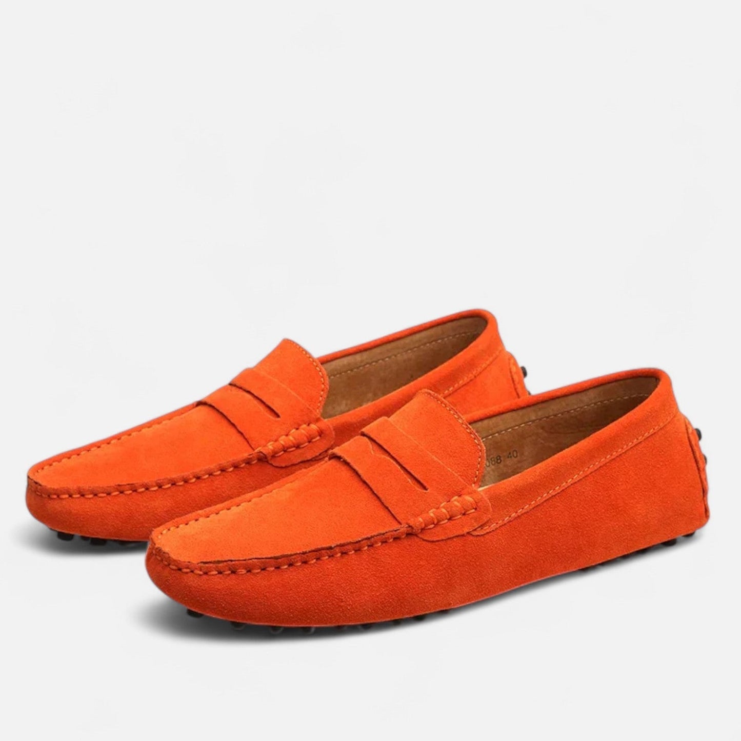 VogeLuxe | Men’s Suede Penny Driving Loafers