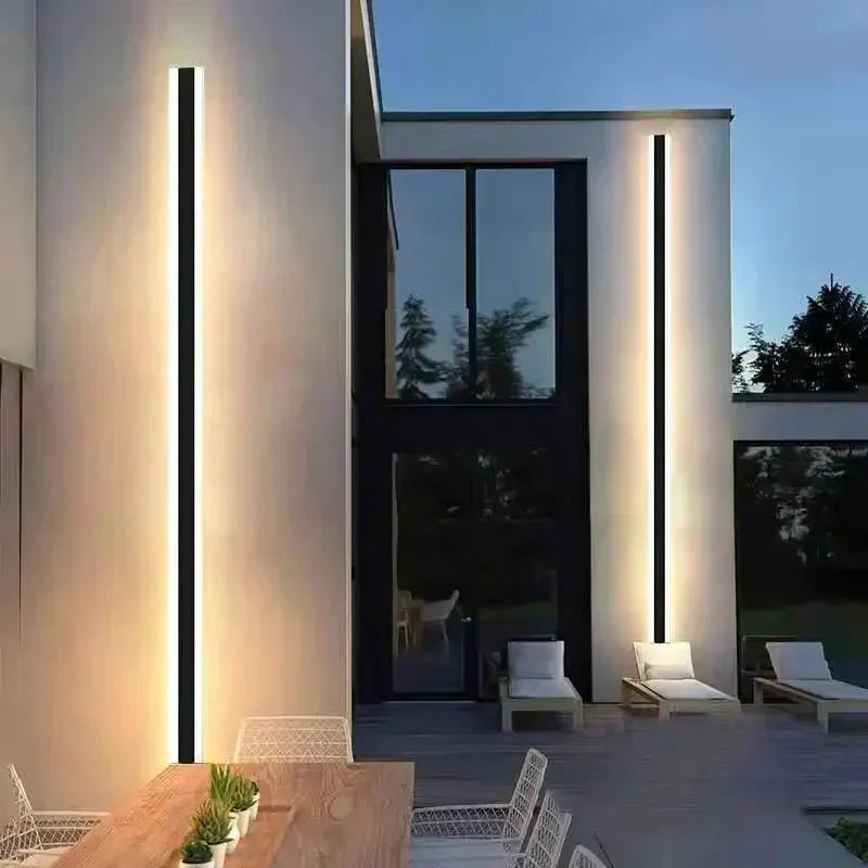Motion Sensor Outdoor LED Wall Lamp, Dimmable Waterproof Light - BritishElegance