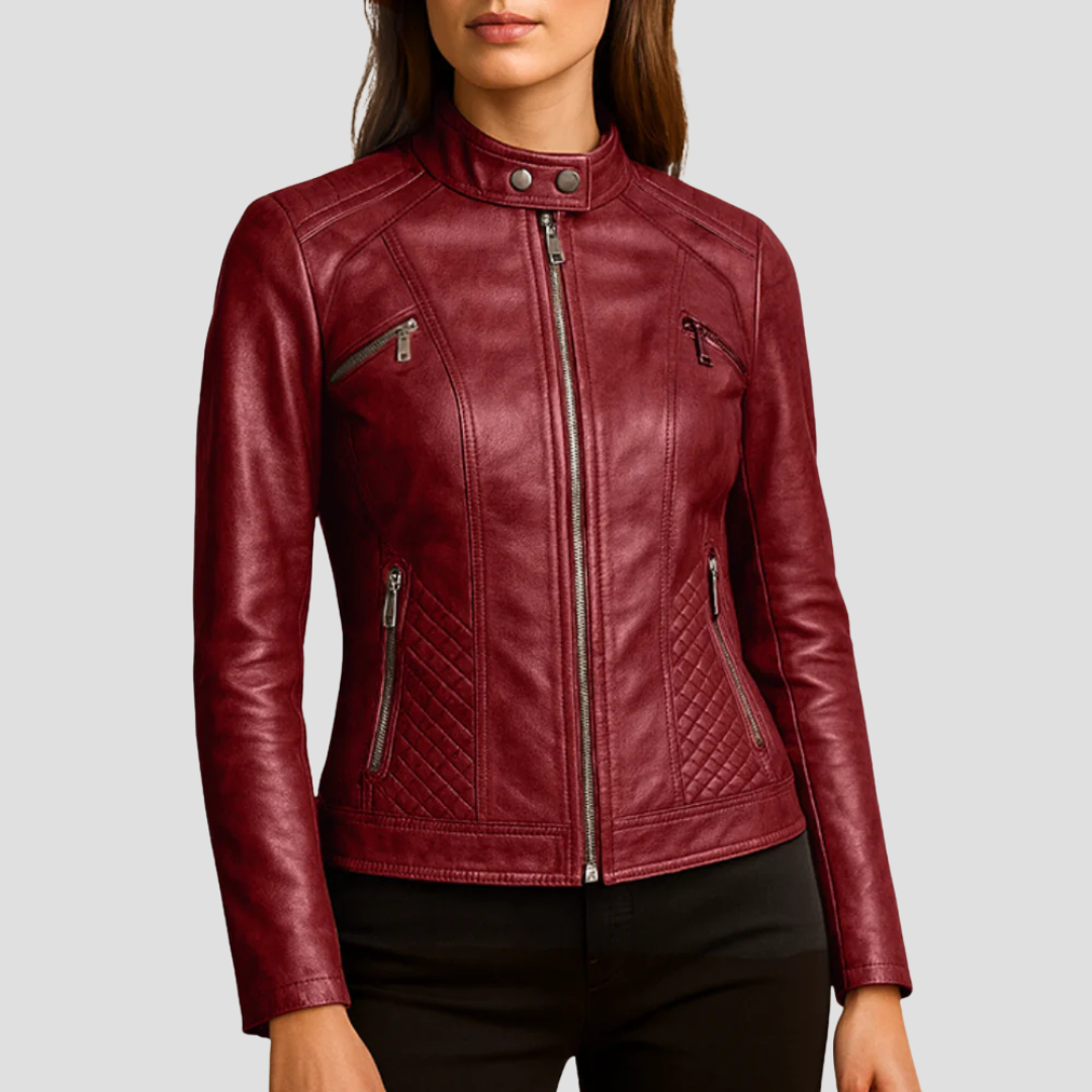 Isabelle | Quilted Leather Jacket 7