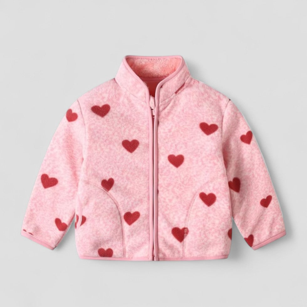 VogeLuxe | Kids’ Cozy Patterned Fleece Jacket