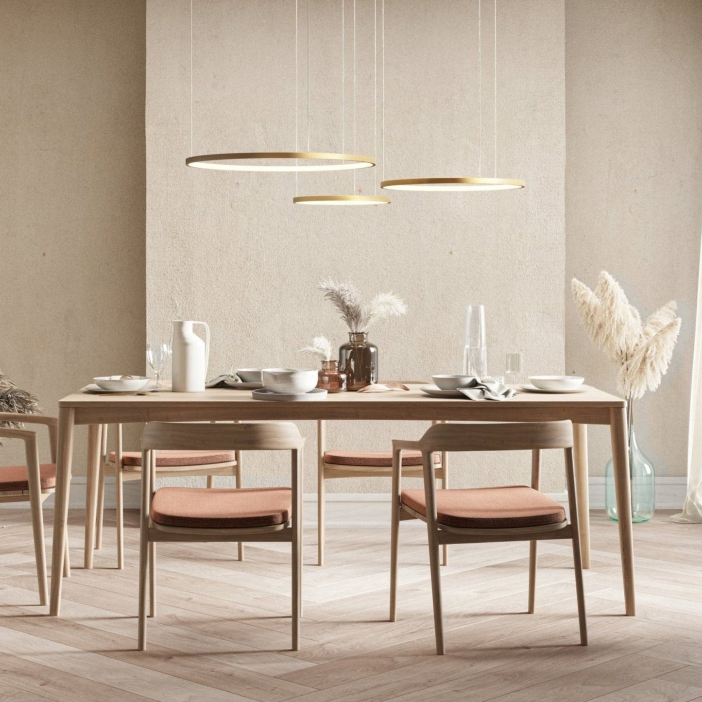 Bright Round LED Ceiling Light Adjustable Metal