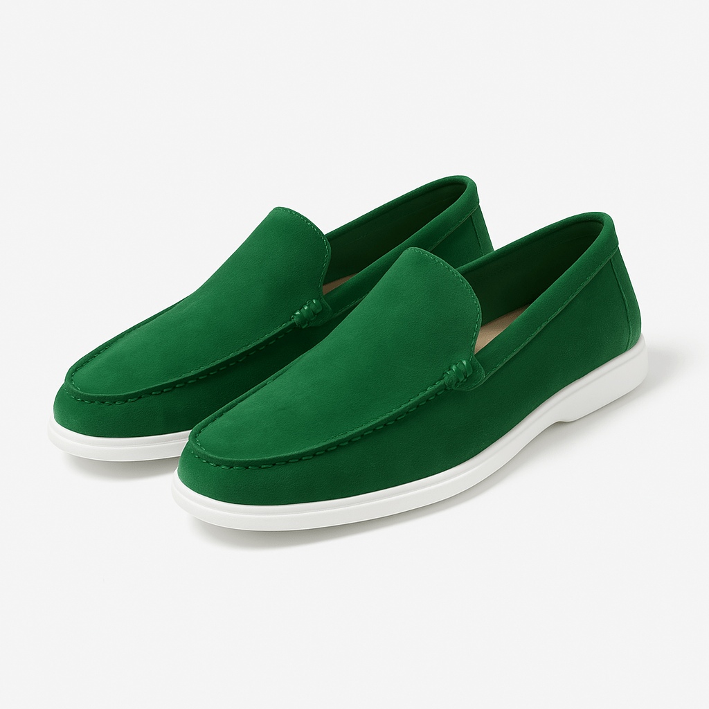 LUXEOUTFIT | Classic Suede Signature Loafers 16