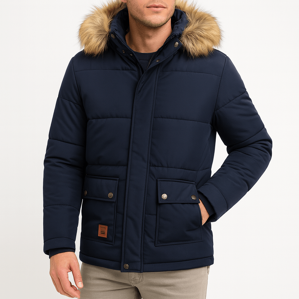 LUXEOUTFIT | Faux-Fur Lined Puffer 1