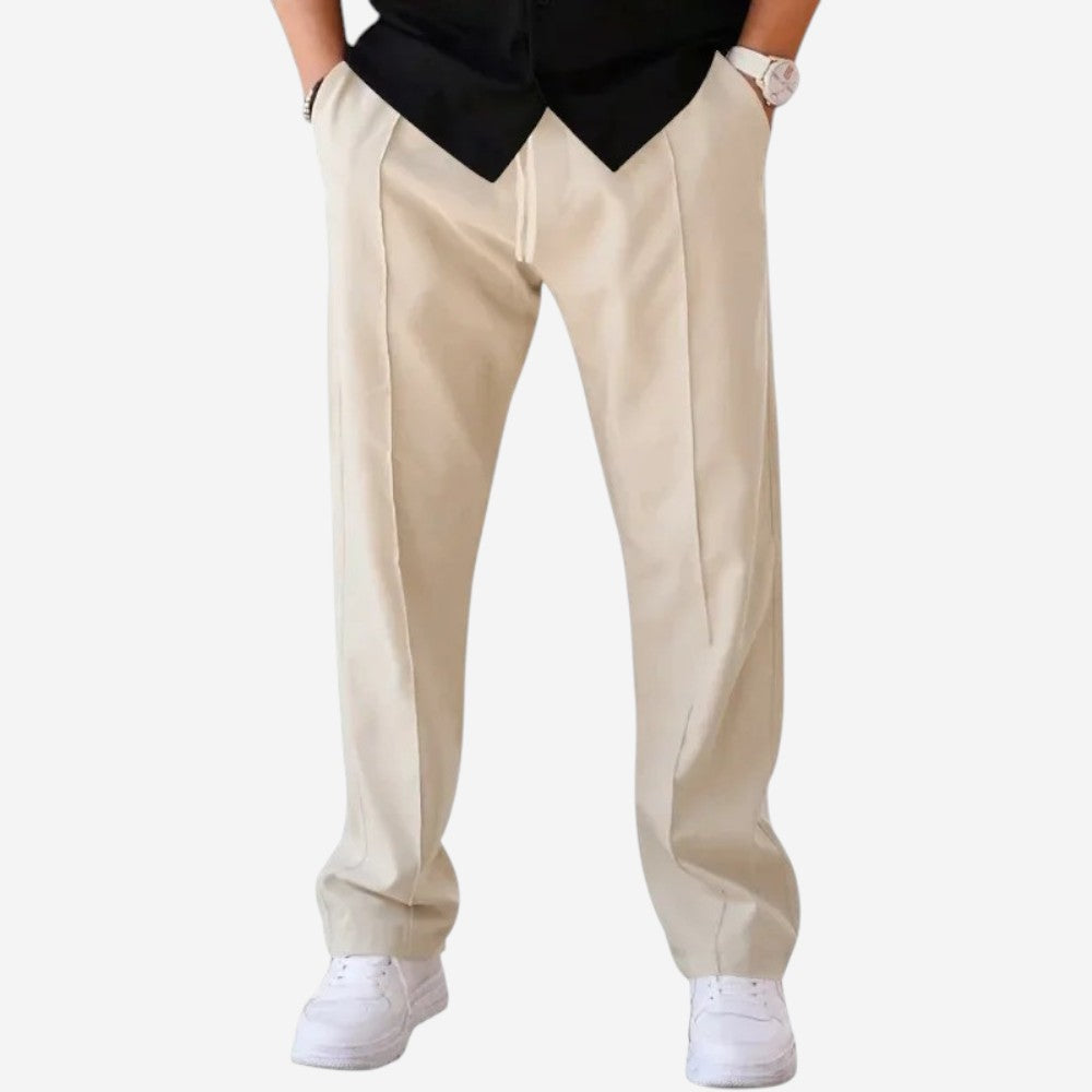 LUXEOUTFIT | Loose Straight Trousers 8