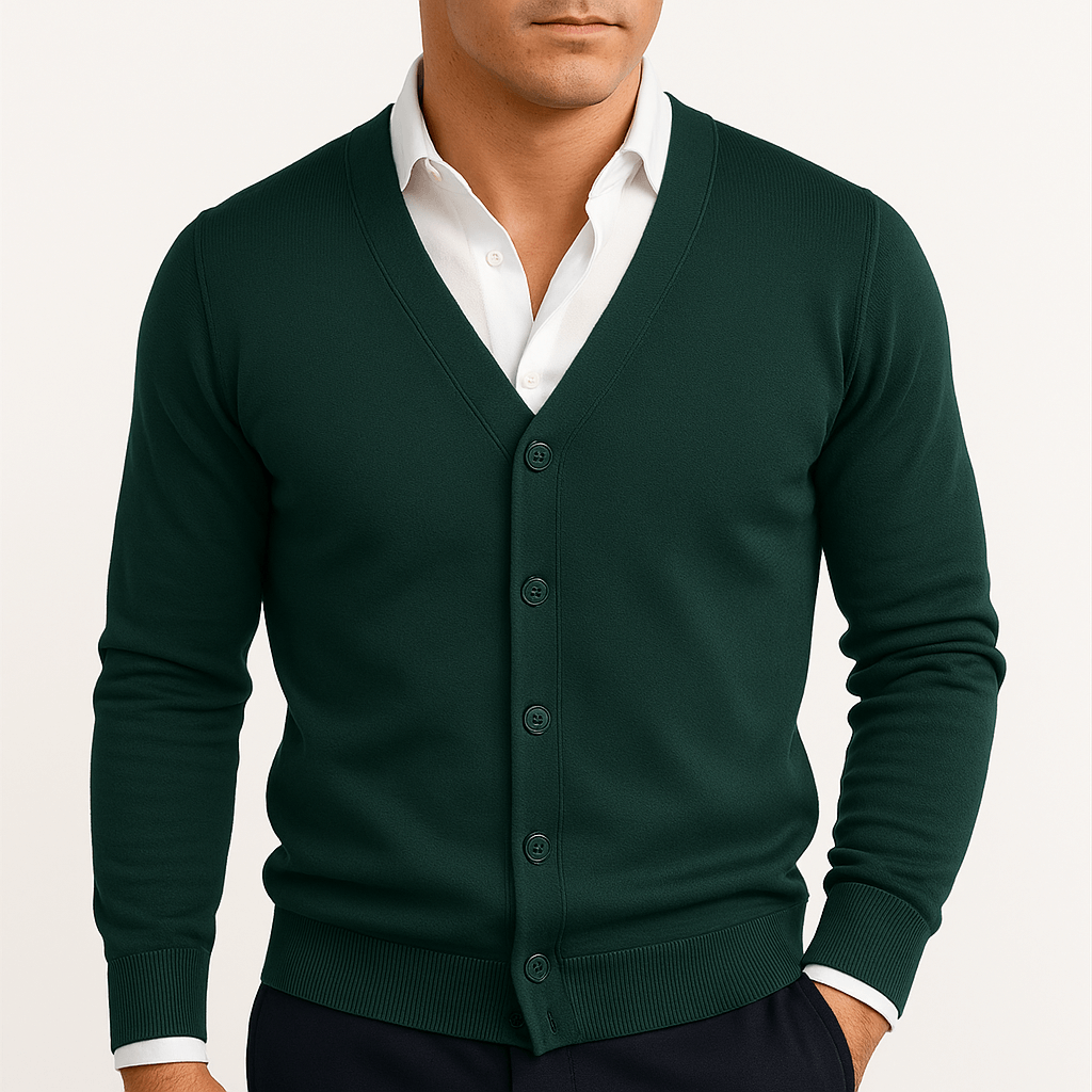 LUXEOUTFIT | V-Neck Button-Down Cardigan 5
